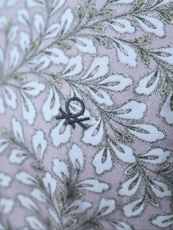 Classic Floral Short-Sleeve Button-Up Shirt