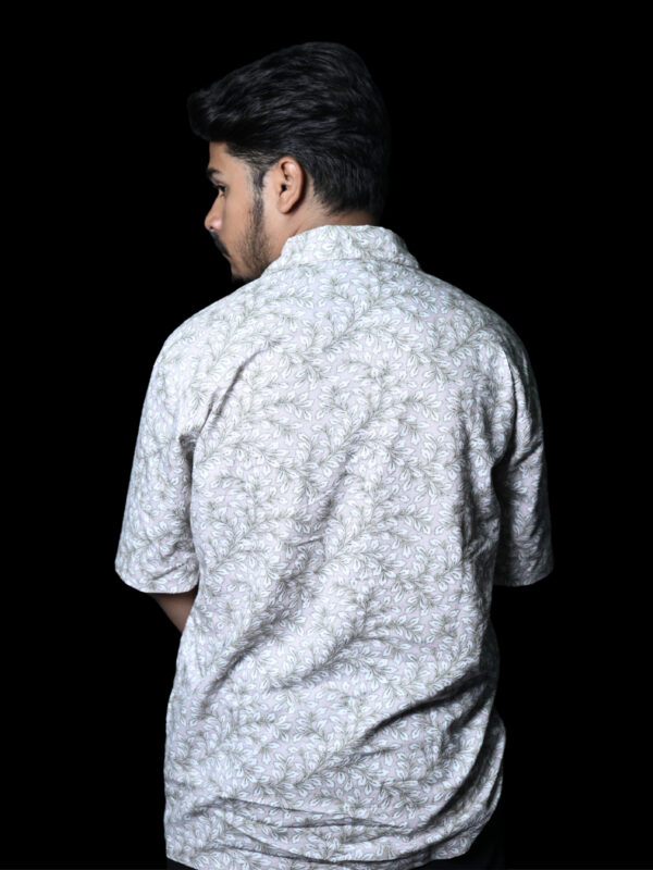 Classic Floral Short-Sleeve Button-Up Shirt