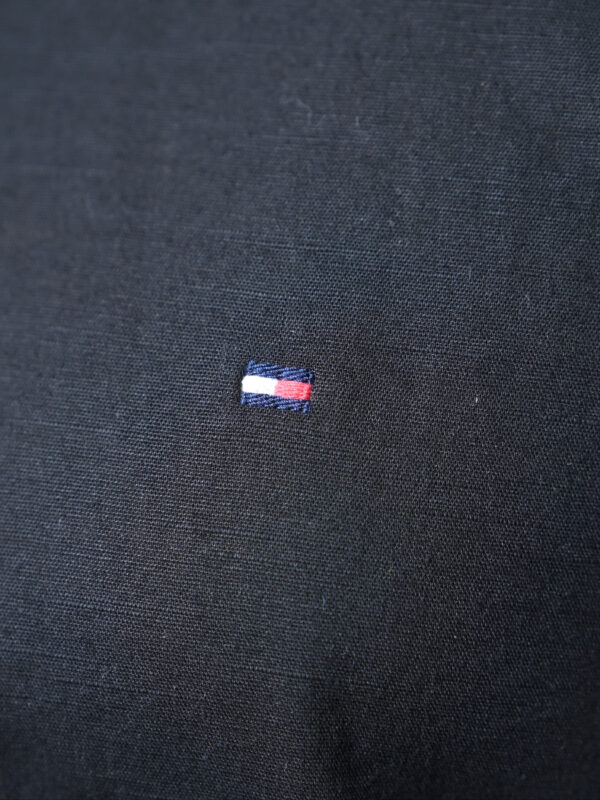 Tommy Hilfiger Classic Black Button-Up Shirt