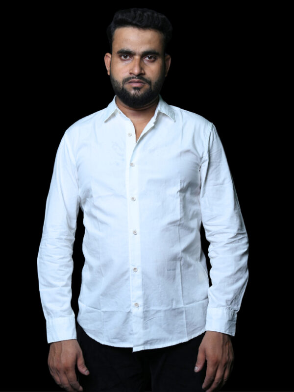 Rare Rabbit Classic White Button-Up Shirt