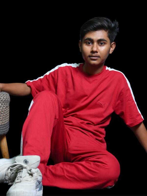Puma Red Tracksuit Combo | T-Shirt & Joggers