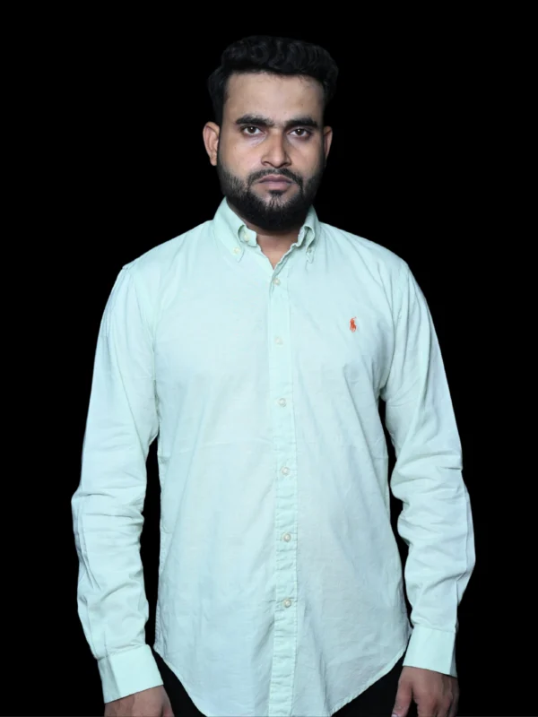U.S. Polo Assn. Classic Light Green Button-Up Shirt