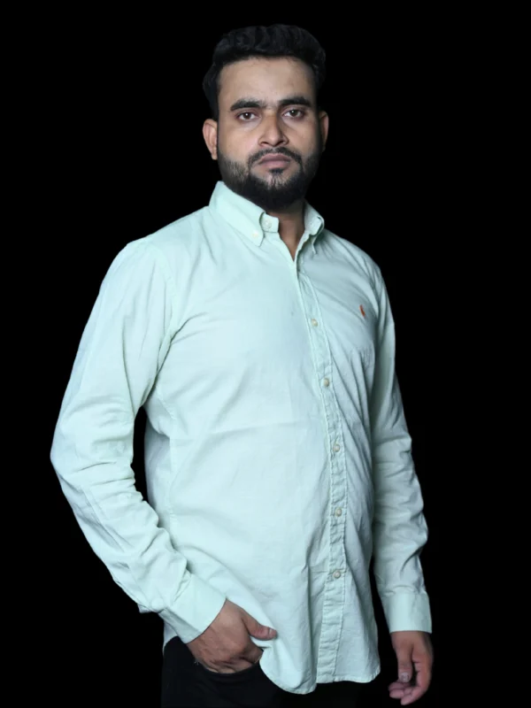 U.S. Polo Assn. Classic Light Green Button-Up Shirt