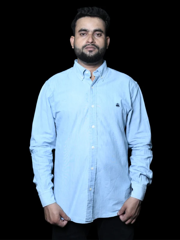 Polo Ralph Lauren Classic Light Blue Button-Up Shirt