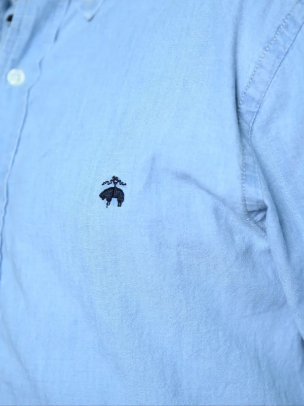 Polo Ralph Lauren Classic Light Blue Button-Up Shirt
