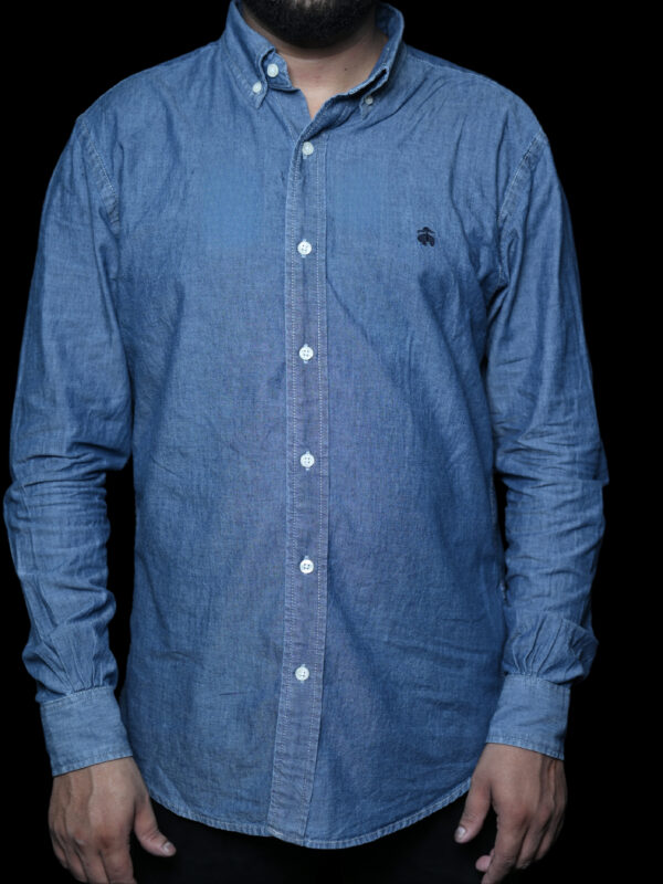Classic Blue Button-Up Shirt