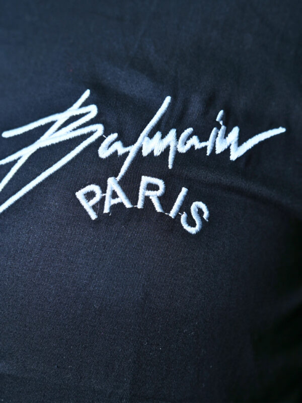 Balmain Paris Classic Black Button-Up Shirt