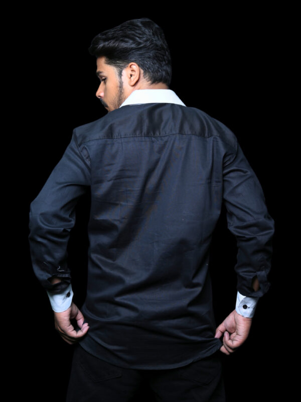 Balmain Paris Classic Black Button-Up Shirt