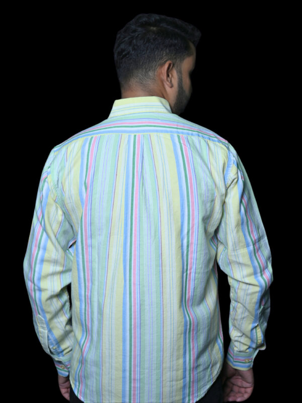 Polo Ralph Lauren Classic Pastel Striped Button-Up Shirt
