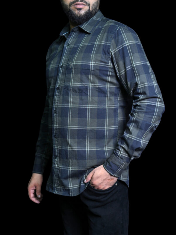 U.S. Polo Assn. Classic Black & Gray Plaid Button-Up Shirt