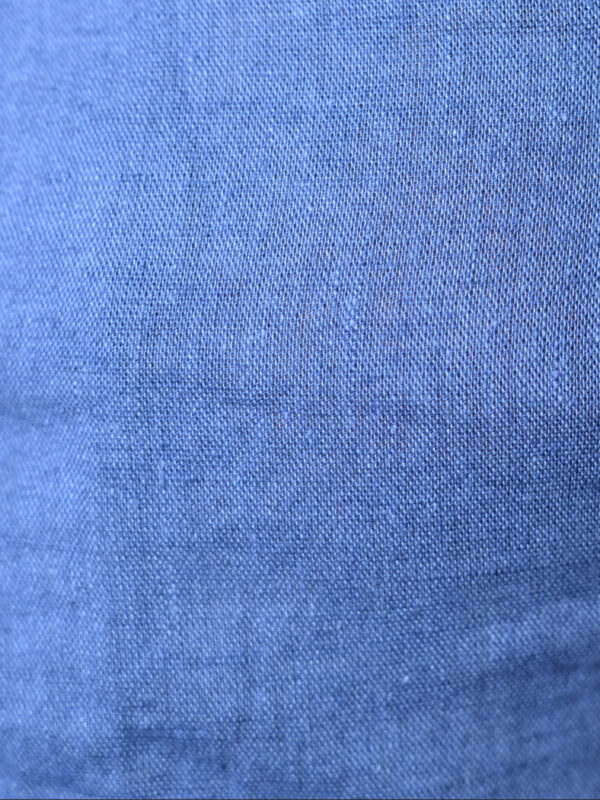Classic Blue Short-Sleeve Button-Up Shirt