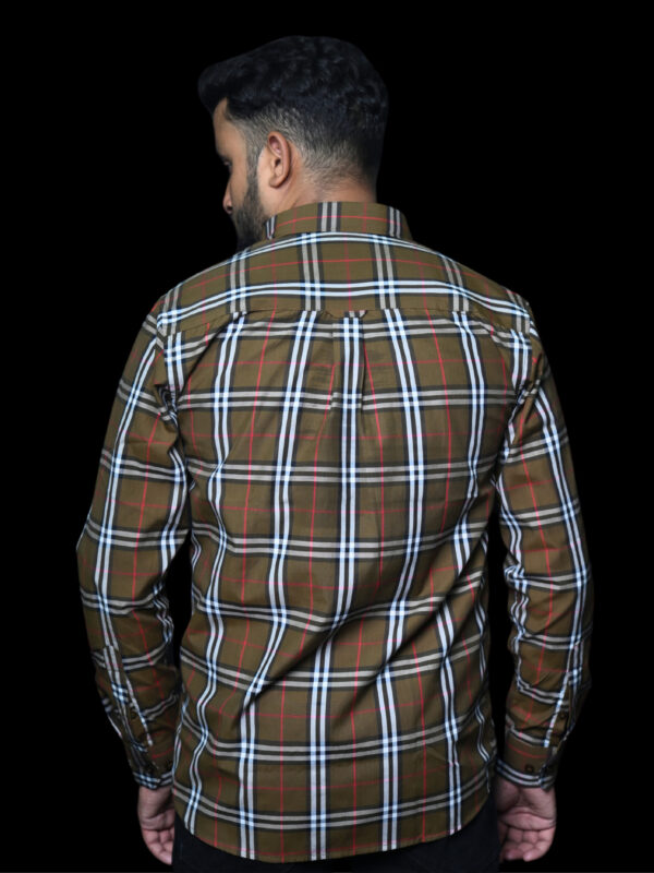 Burberry Classic Beige Plaid Button-Up Shirt